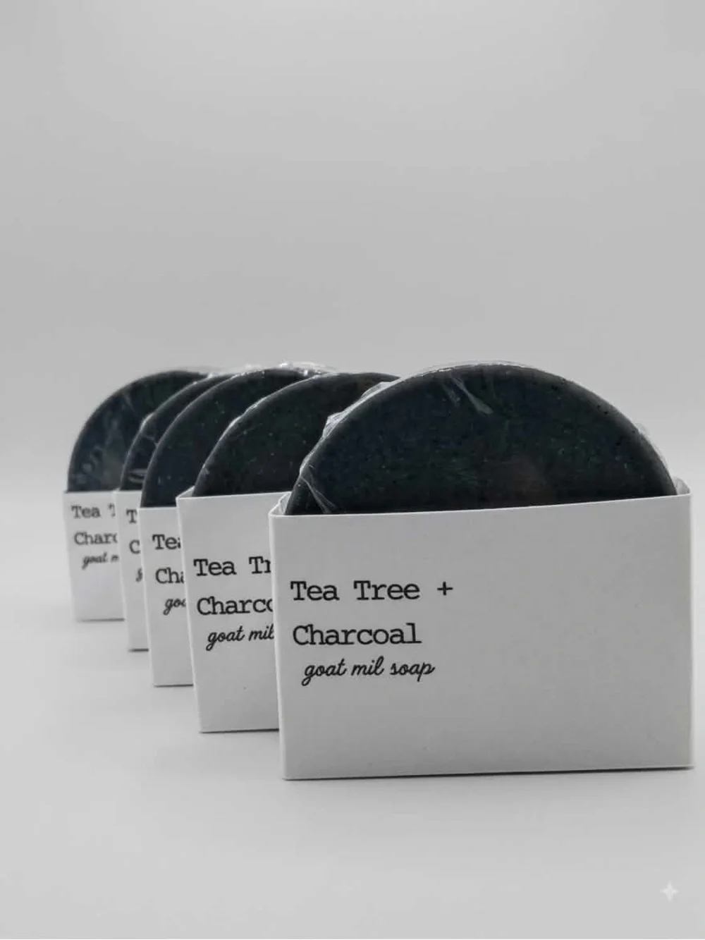 Tea Tree + Charcoal Goat Milk Soap - Deep Cleansing Black Bar